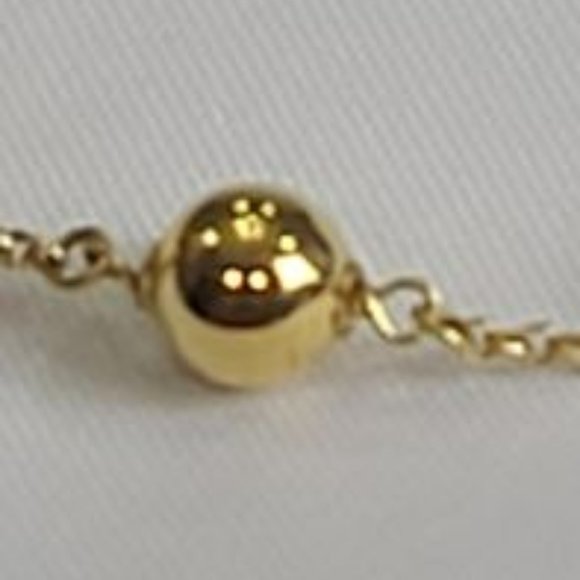 ✨ BRONZO ITALIA® Polished Bead Station Necklace – Made in Italy ✨ - Picture 8 of 8